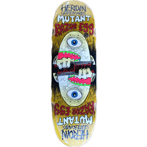 Heroin Mutant Razor Egg Skateboard Deck 9.5" - Image 5