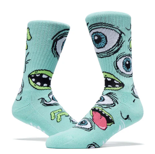 Heroin Mutant Socks - Teal - Image 2