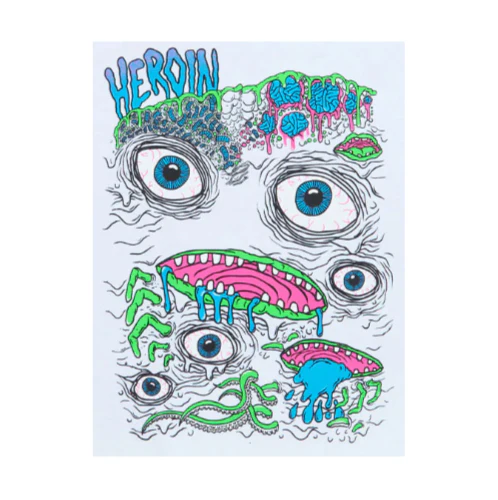 Heroin Mutant Tee - White - Image 2