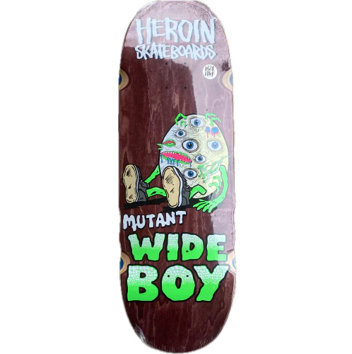 Heroin Mutant Wide Boy Skateboard Deck 10.4" - Image 4