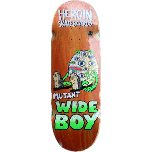 Heroin Mutant Wide Boy Skateboard Deck 10.4" - Image 5