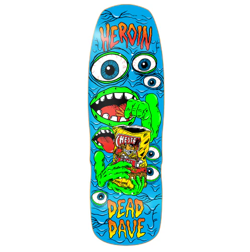 Heroin Dead Dave Mutate or Die Skateboard Deck 10.4"
