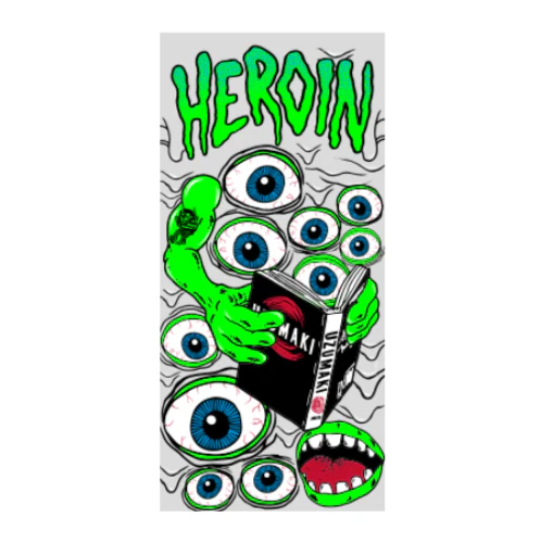 Heroin Mutate or Die Stickers - Image 2