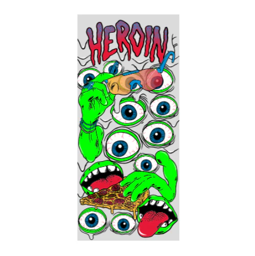 Heroin Mutate or Die Stickers - Image 4