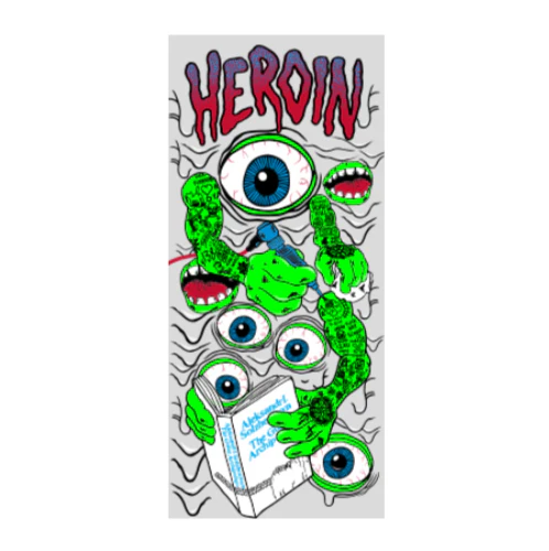 Heroin Mutate or Die Stickers - Image 5