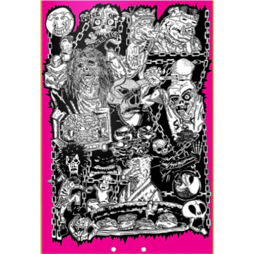 Heroin Nolan Allegory of Fear Skateboard Deck 9.5" - Image 2