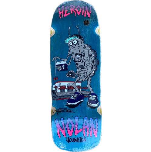 Heroin Nolan Bug Skateboard Deck 10.4" - Image 3