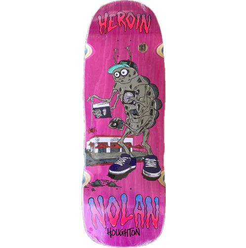 Heroin Nolan Bug Skateboard Deck 10.4" - Image 5