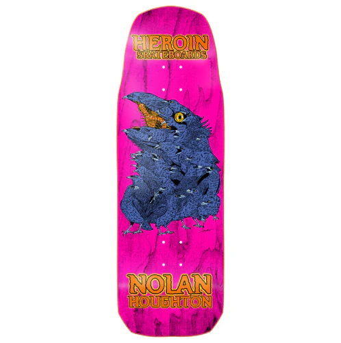 Heroin Nolan Crow Skateboard Deck 9.9"