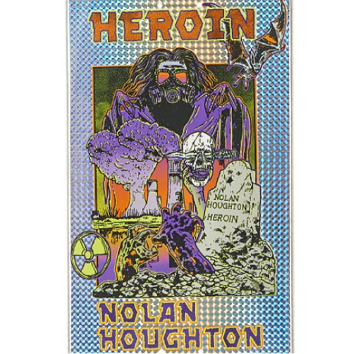 Heroin Nolan Hellscape Skateboard Deck Holographic 9.5" - Image 2