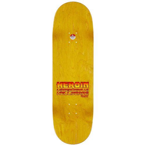 Heroin Nolan Hellscape Skateboard Deck Holographic 9.5" - Image 3