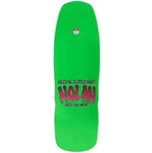 Heroin Nolan Mutation Skateboard Deck 10.1" - Image 2