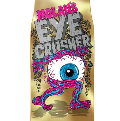 Heroin Nolan's Eye Crusher Skateboard Deck 9.9" - Image 2