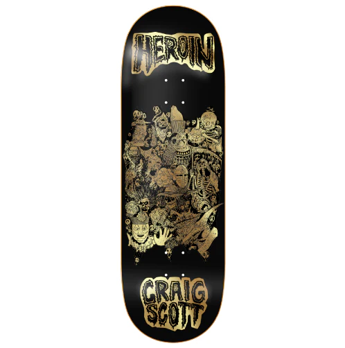 Heroin Questions Allegory of Fear Skateboard Deck 10.0"
