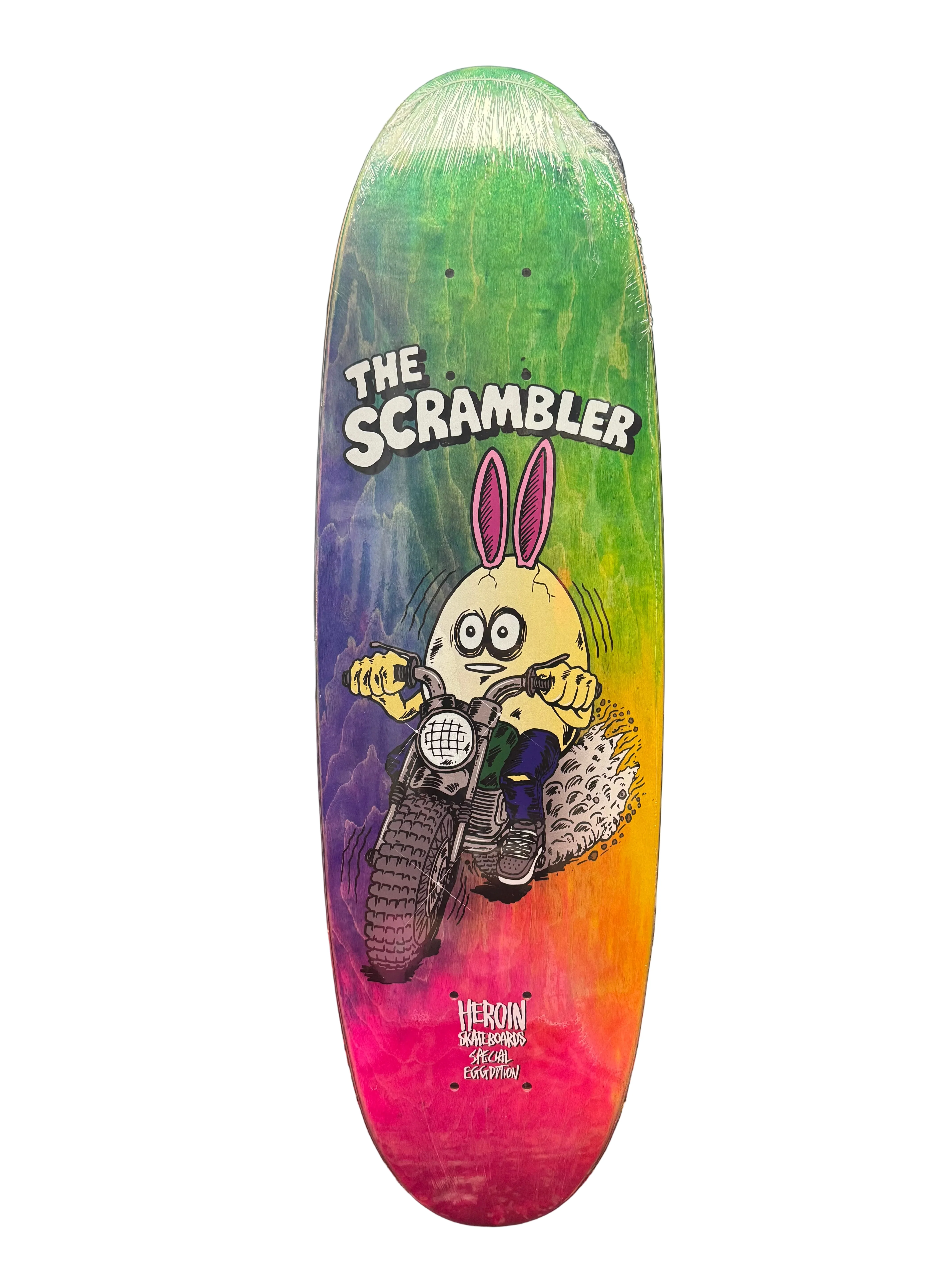 Heroin Scrambler Egg Skateboard Deck 7.87" - Image 2