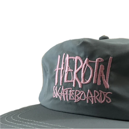 Heroin Script Snapback Hat - Image 6