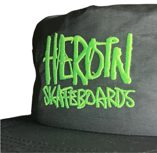 Heroin Script Snapback Hat - Image 8