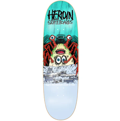Heroin Space Egg 2 Skateboard Deck 9.4"