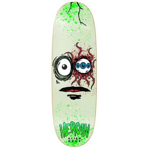 Heroin Space Egg 3 Skateboard Deck 10"
