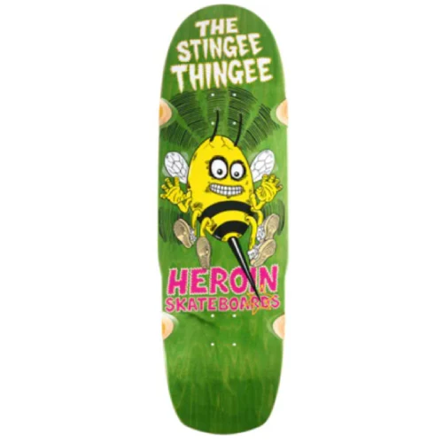 Heroin Stingee Thingee Shaped Skateboard Deck 9.8" - Image 5