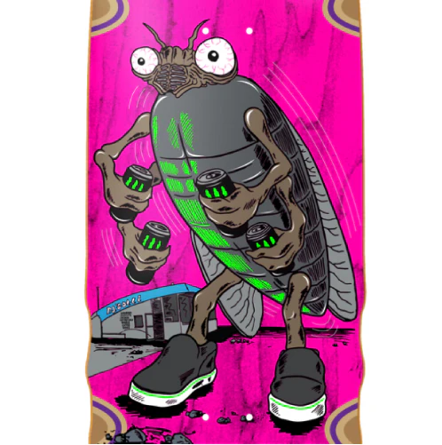 Heroin Swampy Bug Skateboard Deck 10.75" - Image 2