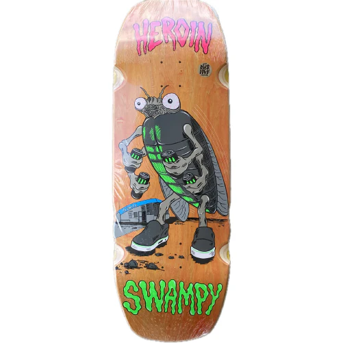 Heroin Swampy Bug Skateboard Deck 10.75" - Image 3