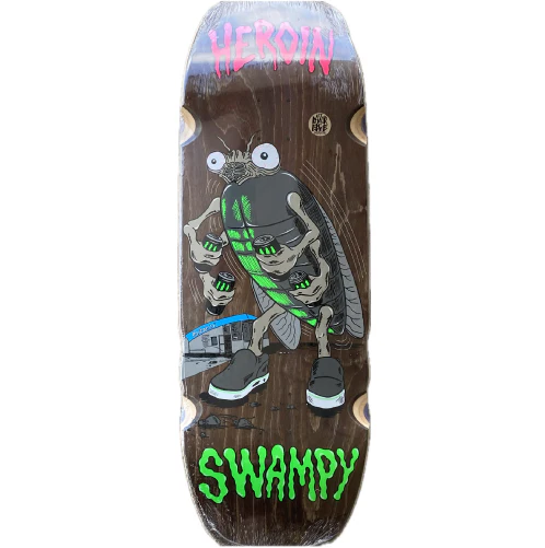 Heroin Swampy Bug Skateboard Deck 10.75" - Image 4