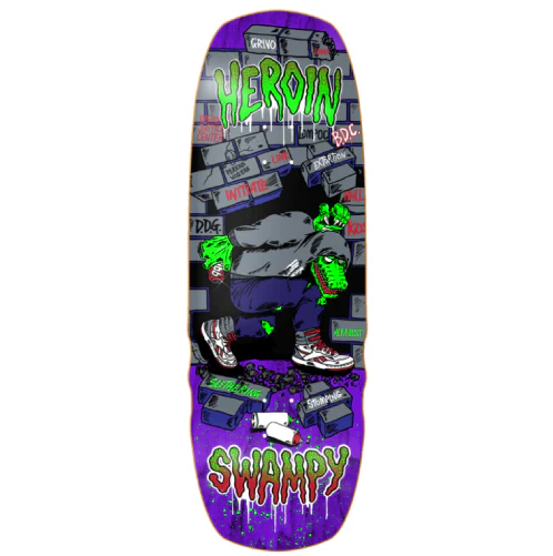 Heroin Swampy Stomp Skateboard Deck 10.5"