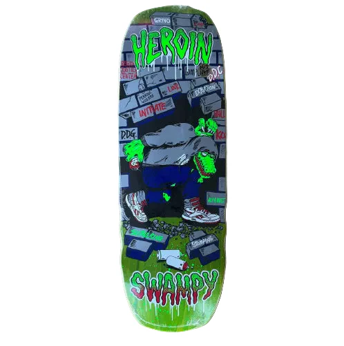 Heroin Swampy Stomp Skateboard Deck 10.5" - Image 2