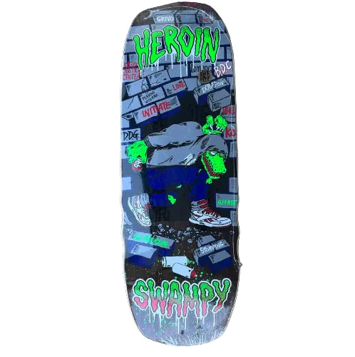 Heroin Swampy Stomp Skateboard Deck 10.5" - Image 4