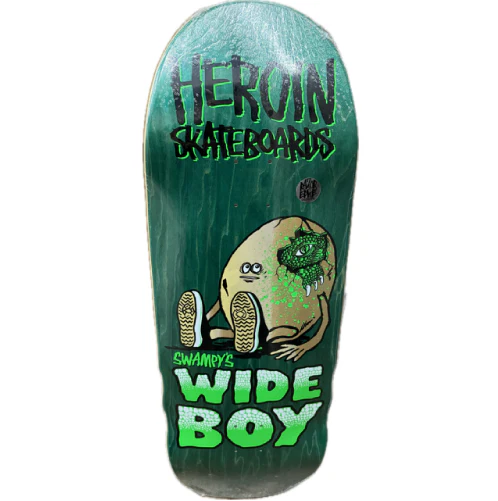 Heroin Swampy's Wide Boy Egg Skateboard Deck 10.75" - Image 5