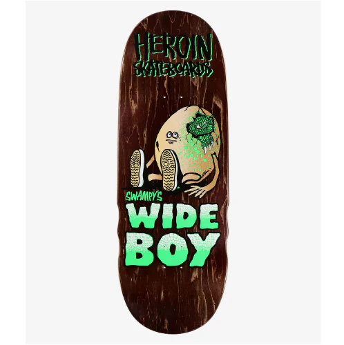 Heroin Swampy's Wide Boy Egg Skateboard Deck 10.75" - Image 6