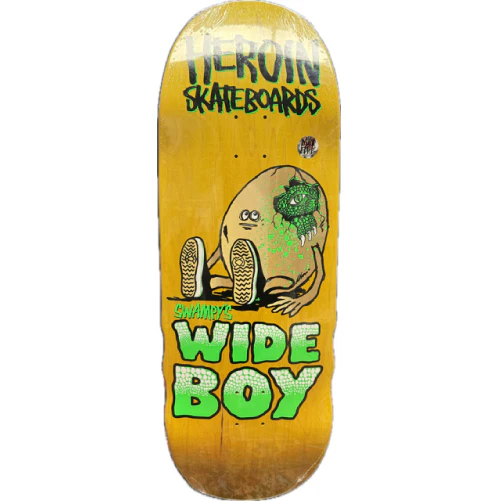 Heroin Swampy's Wide Boy Egg Skateboard Deck 10.75" - Image 7