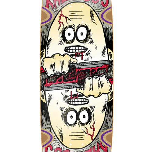 Heroin Symmetrical Holo Egg Skateboard Deck 9.5" - Image 2
