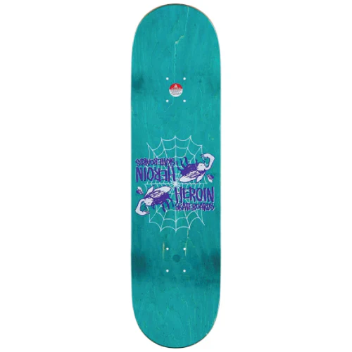 Heroin Tom Day Flies Symmetrical Skateboard Deck 8.5" - Image 3