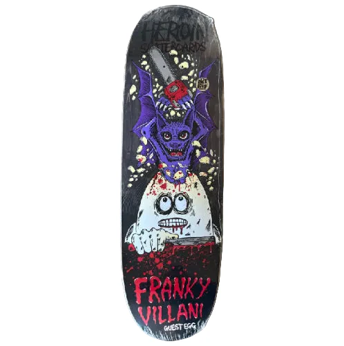 Heroin Villani Guest Egg Symmetrical Skateboard Deck 9.5" - Image 3