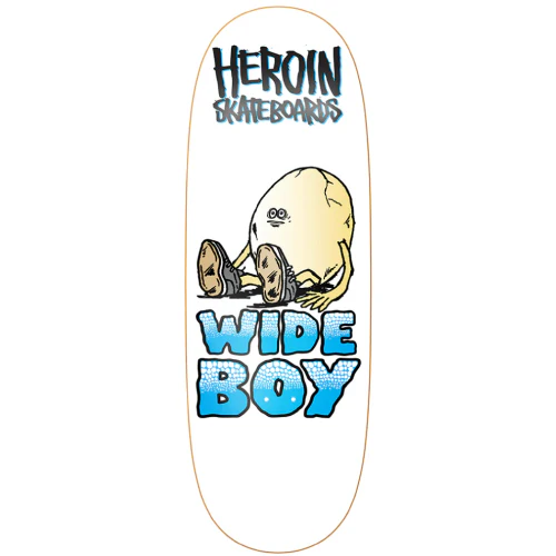 Heroin Wide Boy Egg Skateboard Deck 10.75"
