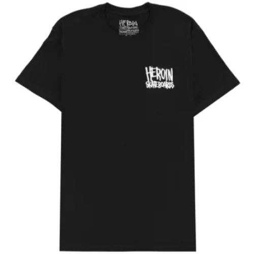 Heroin Wide Boy Tee - Black - Image 2