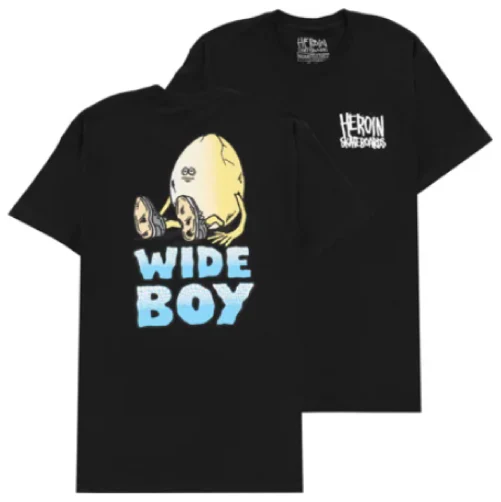 Heroin Wide Boy Tee - Black - Image 3