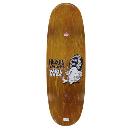 Heroin Wide Bride Skateboard Deck 10.4" - Image 3