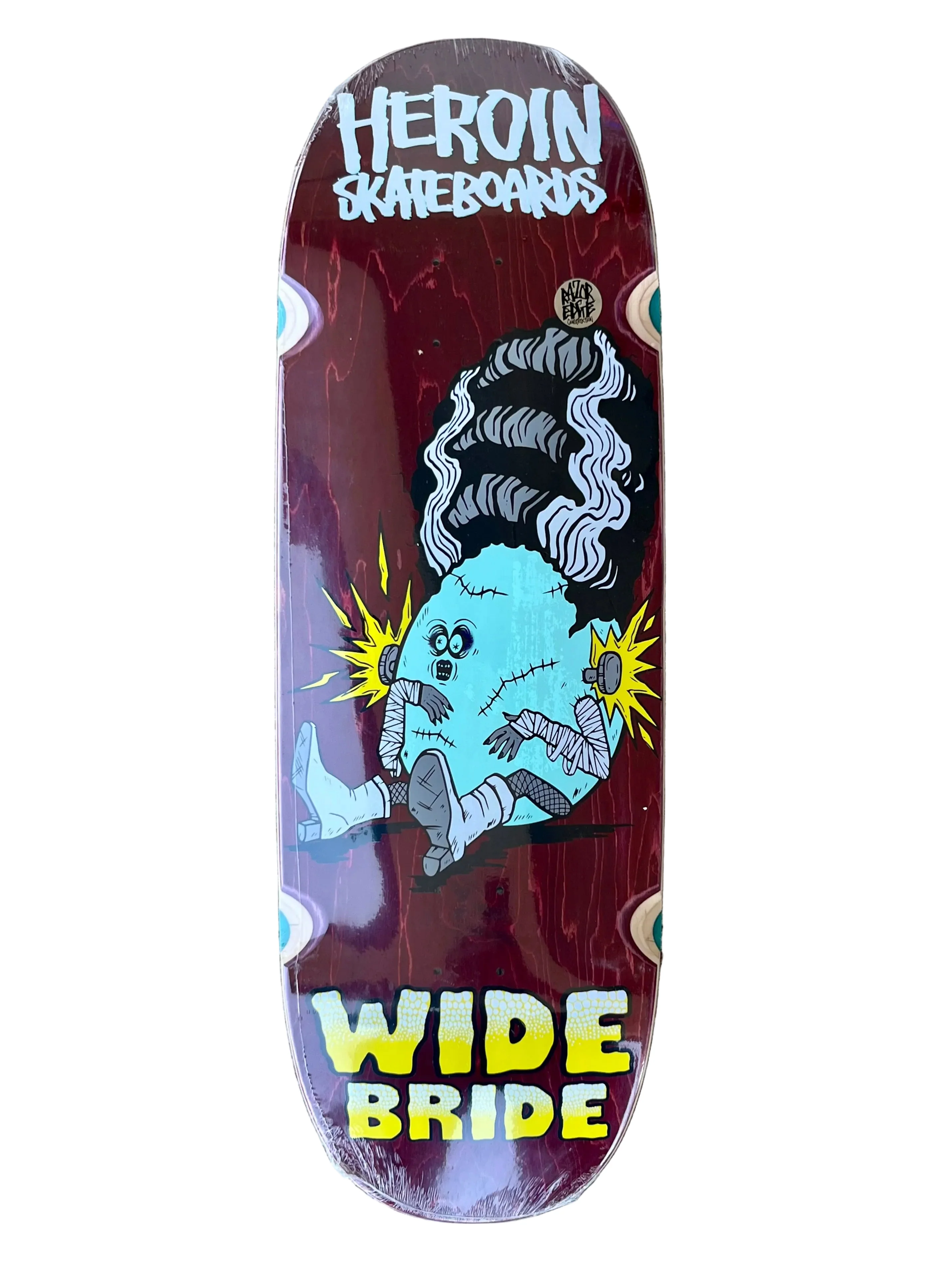 Heroin Wide Bride Skateboard Deck 10.4" - Image 6