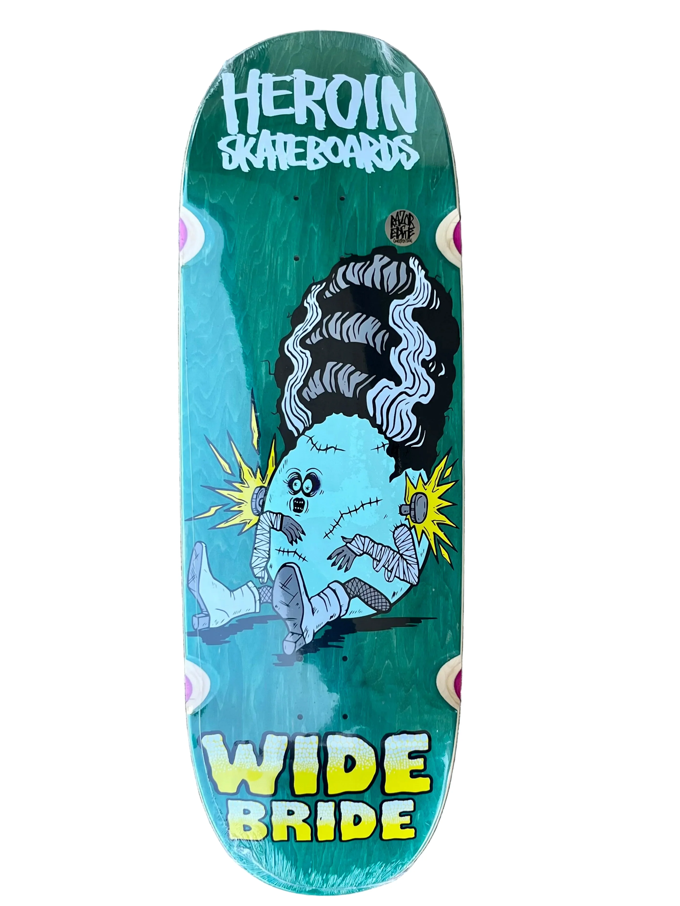 Heroin Wide Bride Skateboard Deck 10.4" - Image 7