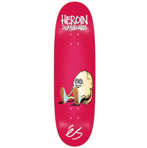 Heroin X eS Eggcell Symmetrical Skateboard Deck 9.0"