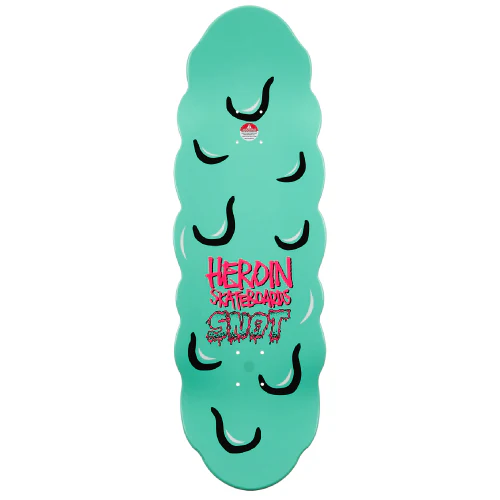 Heroin X Snot Wheels Egg Skateboard Deck 10" - Image 2
