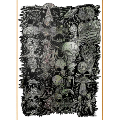 Heroin Yankou Allegory of Fear Skateboard Deck 8.25" - Image 2