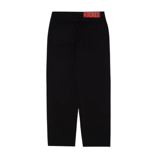Hockey Double Knee Jean - Black - Image 2