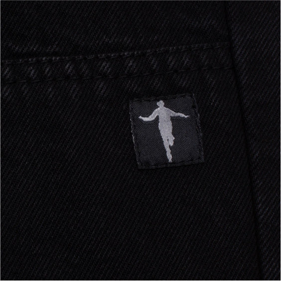Hockey Double Knee Jean - Black - Image 3