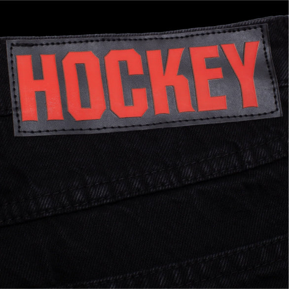 Hockey Double Knee Jean - Black - Image 7