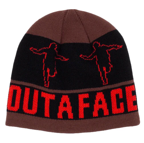 Hockey Eyes Without a Face Beanie - Brown - Image 2