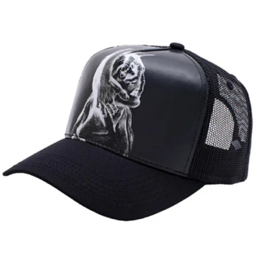 Hockey Resuscitate Truck Stop Hat - Black